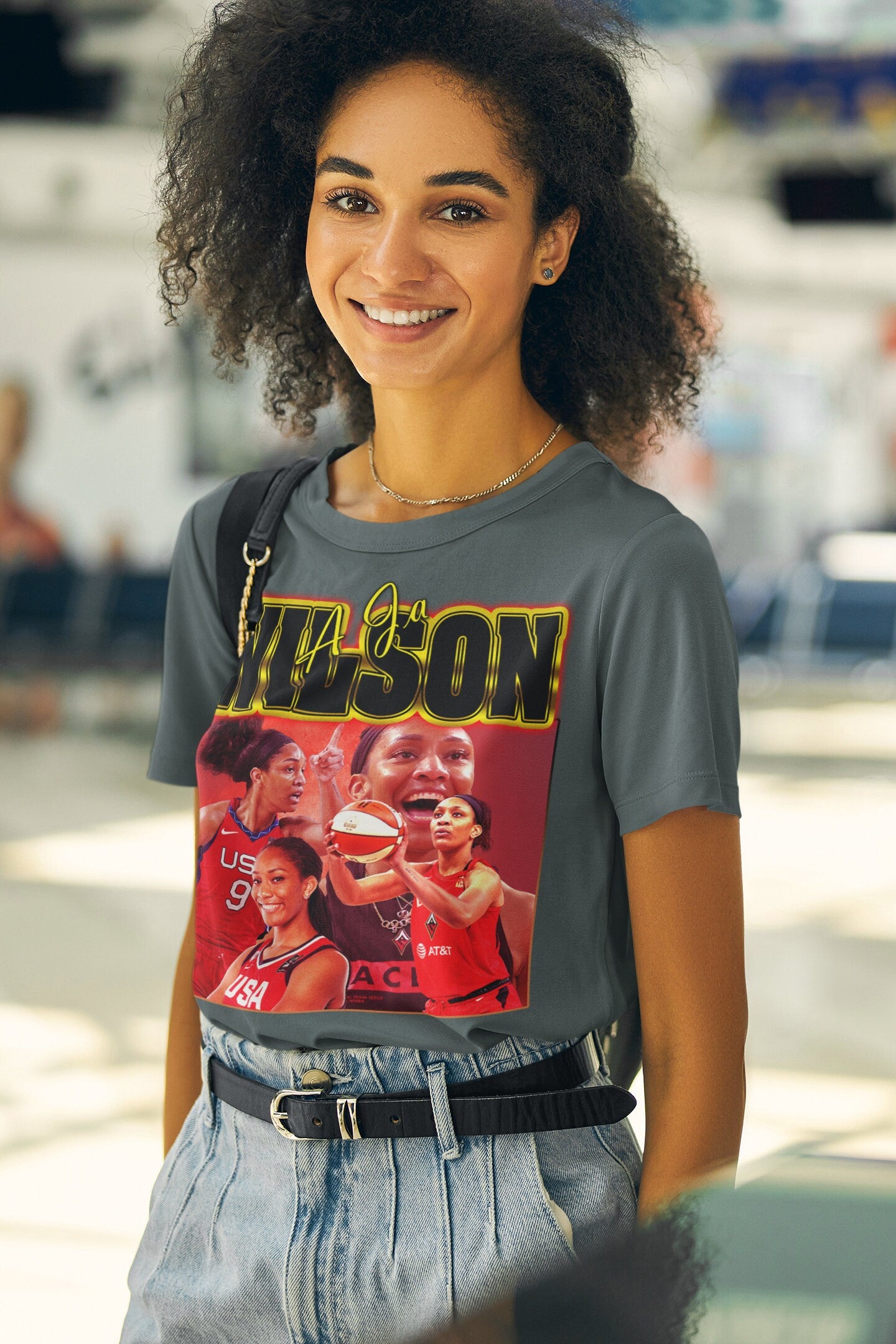 A'ja Wilson Vintage Unisex Shirt
