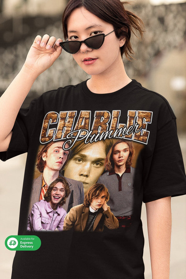 Charlie Plummer Vintage Retro 90s Unisex T-shirt Gift Idea - Express Shipping Available