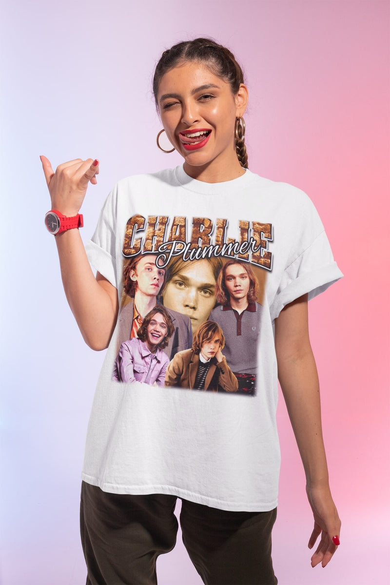 Charlie Plummer Vintage Retro 90s Unisex T-shirt