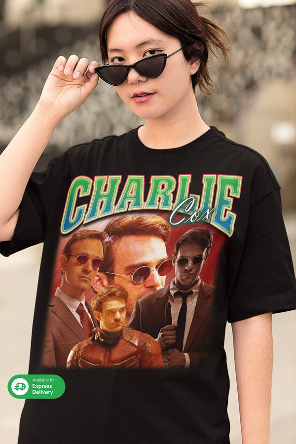 Charlie Cox American Actor Vintage Shirt